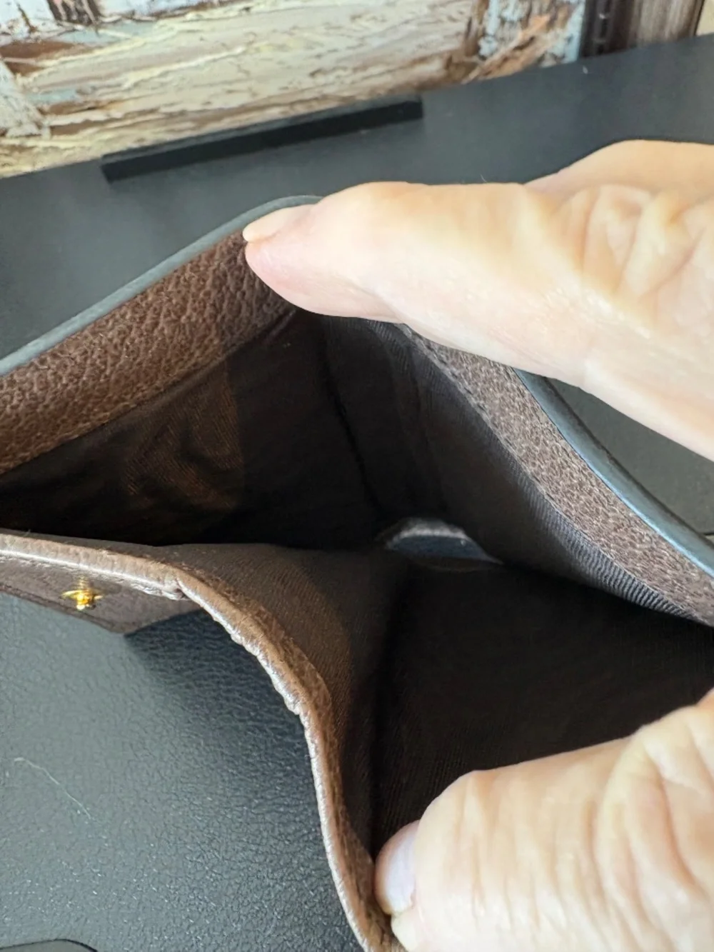 Gucci GG Canvas Compact Ophidia Wallet